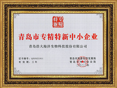 青岛市专精特新中小企业